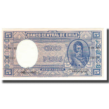Banknot, Chile, 5 Pesos = 1/2 Condor, KM:119, UNC(65-70)