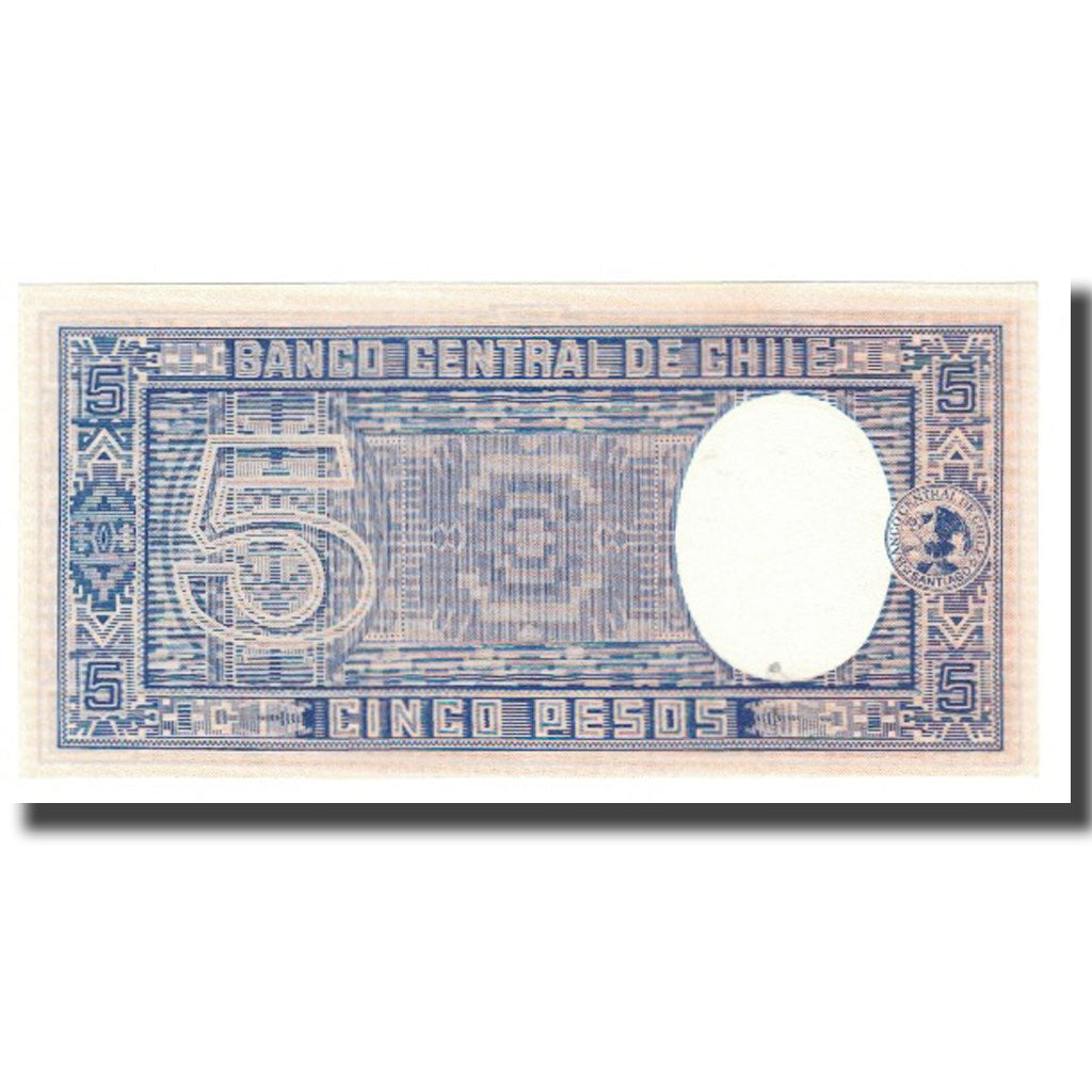 Banknote, Chile, 5 Pesos = 1/2 Condor, KM:119, UNC(65-70)