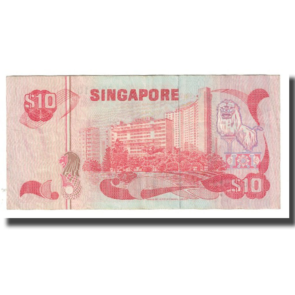 Banconote, Singapore, 10 Dollars, KM:11a, BB