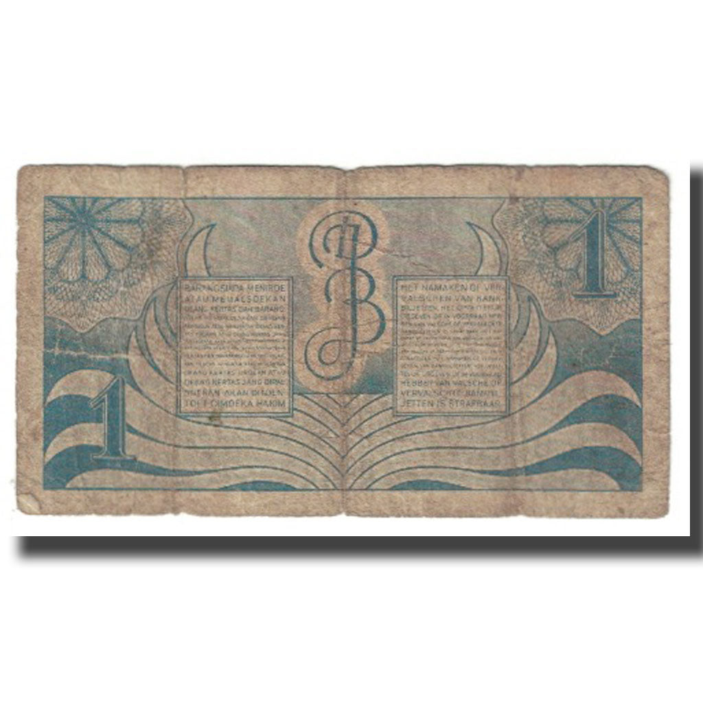 Banknote, Netherlands Indies, 1 Gulden, 1948, KM:98, VF(20-25)