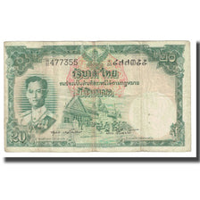 Banknote, Thailand, 20 Baht, KM:77d, VF(20-25)