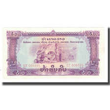 Geldschein, Lao, 50 Kip, KM:22a, UNZ