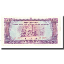 Banknot, Lao, 50 Kip, KM:22a, UNC(65-70)