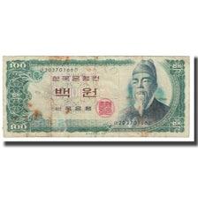 Banknote, South Korea, 100 Won, KM:38a, VF(20-25)