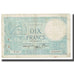 Frankreich, 10 Francs, 1940, platet strohl, 1940-12-05, S+, Fayette:07.23, KM:84