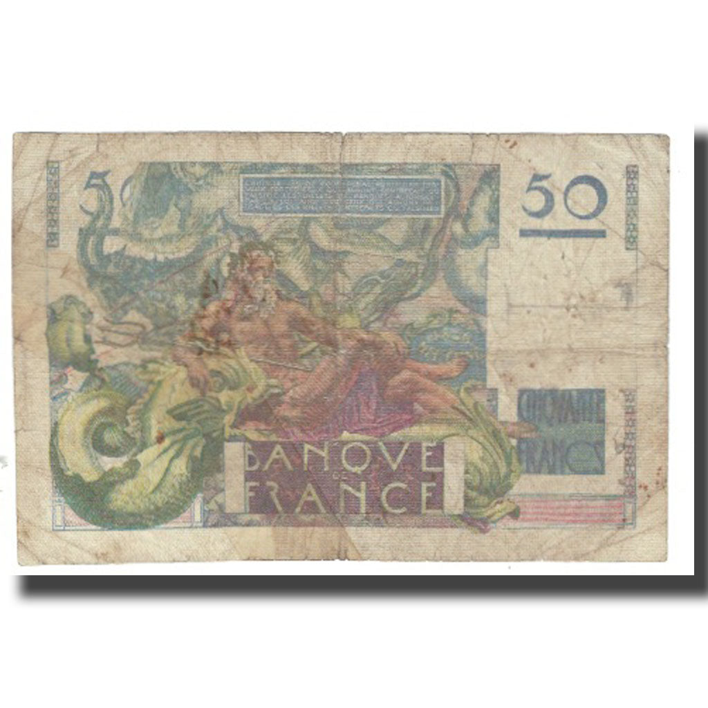 France, 50 Francs, 1949, P. Rousseau and R. Favre-Gilly, 1949-11-03, VF(20-25)