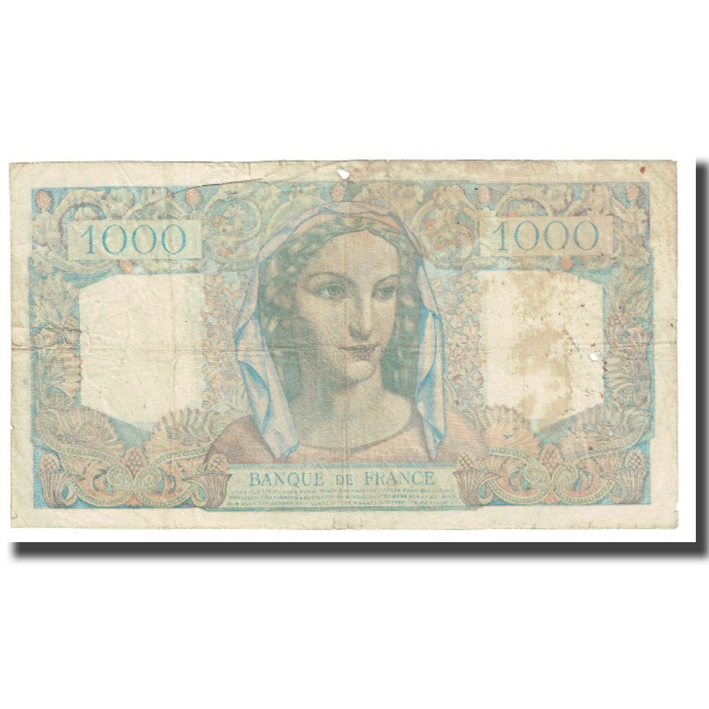 Francja, 1000 Francs, 1948, P. Rousseau and R. Favre-Gilly, 1948-08-26