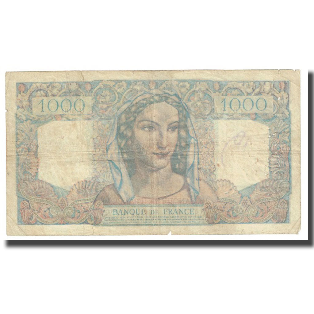 Francja, 1000 Francs, 1946, P. Rousseau and R. Favre-Gilly, 1946-07-11