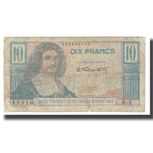 Banknote, French Equatorial Africa, 10 Francs, KM:21, VF(20-25)