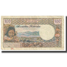 Banknote, New Hebrides, 100 Francs, 1970, KM:18a, VF(20-25)