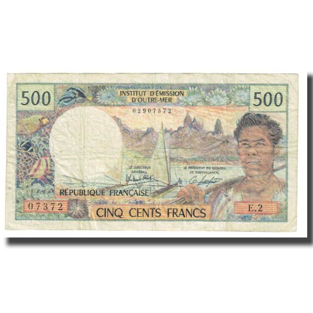 Banknote, French Pacific Territories, 500 Francs, 1992, Undated (1992), KM:1a