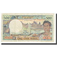 Nota, Territorios Franceses Do Pacífico, 500 Francs, 1992, Undated (1992)
