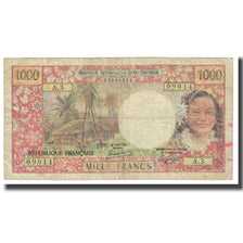 Banknote, Tahiti, 1000 Francs, KM:27d, VF(20-25)