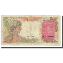 Banconote, INDOCINA FRANCESE, 100 Piastres, Undated (1947), KM:82b, MB