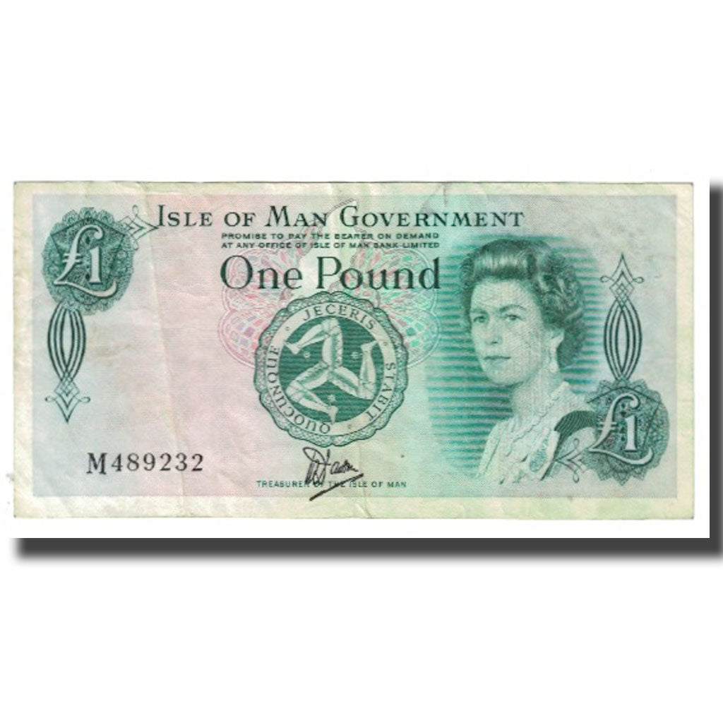 Banknote, Isle of Man, 1 Pound, 1983, Undated (1983), KM:38a, EF(40-45)