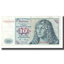 Nota, ALEMANHA - REPÚBLICA FEDERAL, 10 Deutsche Mark, 1980, 1980-01-02, KM:31d