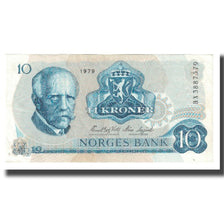 Banknote, Norway, 10 Kroner, 1979, KM:36c, AU(55-58)