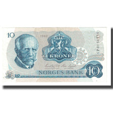 Banknot, Norwegia, 10 Kroner, 1982, KM:36c, EF(40-45)