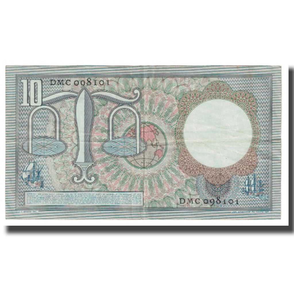 Banknote, Netherlands, 10 Gulden, 1953, 1953-03-23, KM:85, EF(40-45)