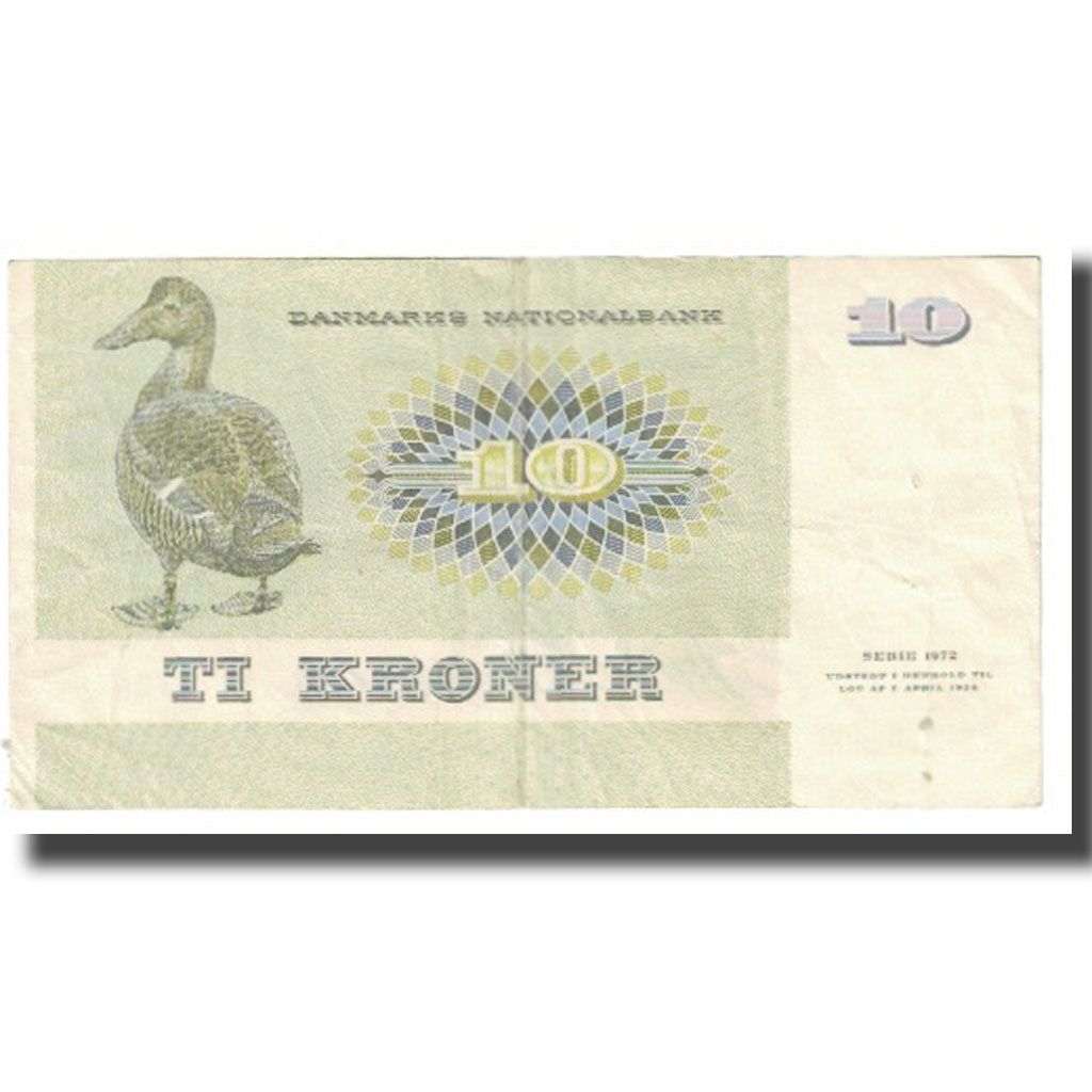 Banknote, Denmark, 10 Kroner, 1972, 1936-04-07, KM:48a, EF(40-45)