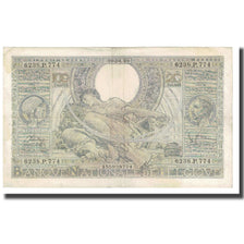 Billete, 100 Francs-20 Belgas, 1939, Bélgica, 1939-04-20, KM:107, MBC