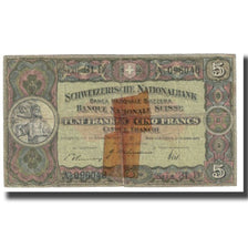 Banknote, Switzerland, 5 Franken, 1946, 1946-08-31, KM:11m, VF(20-25)