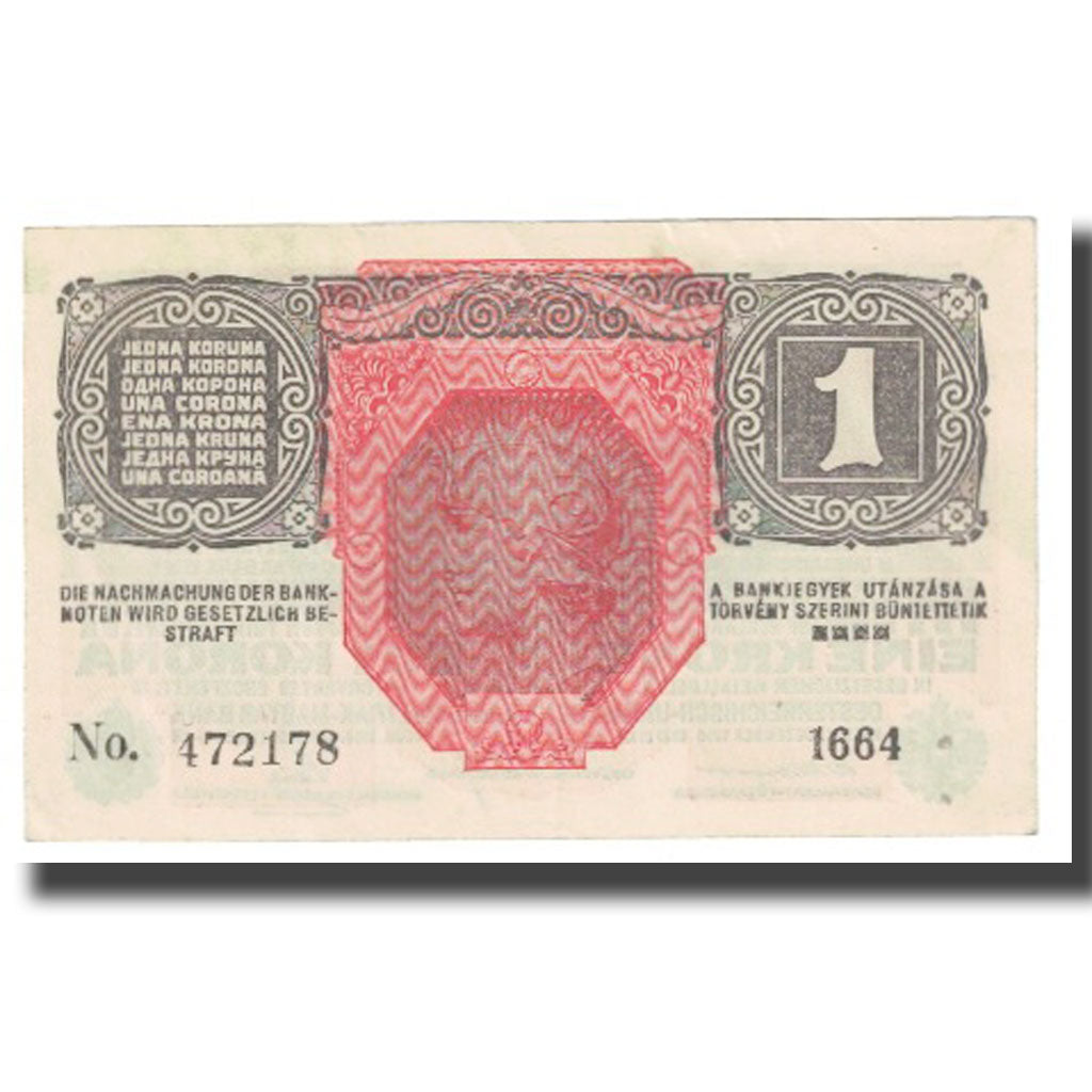 Banknote, Austria, 1 Krone, 1916, 1916-12-01, KM:49, UNC(63)