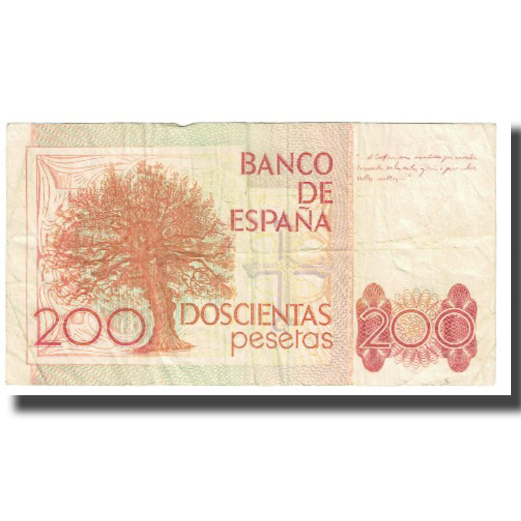 Banknote, Spain, 200 Pesetas, 1980, 1980-09-16, KM:156, EF(40-45)