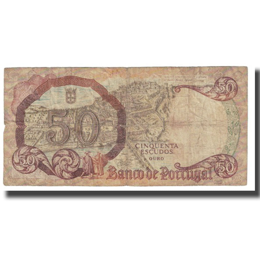 Banknote, Portugal, 50 Escudos, 1964, 1964-02-28, KM:168, VF(20-25)