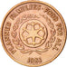 Tonga, King Taufa'ahau Tupou IV, 2 Seniti, 1981, EF(40-45), Bronze, KM:67