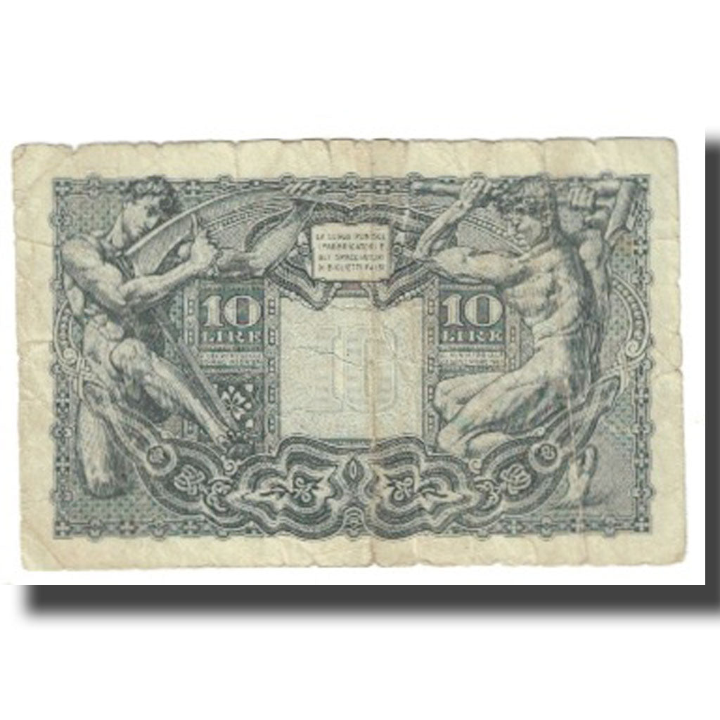 Banknote, Italy, 10 Lire, KM:32c, VF(20-25)