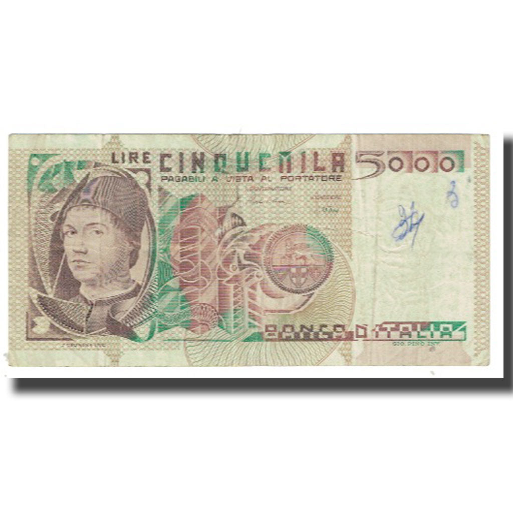 Banknote, Italy, 5000 Lire, 1980, 1980-07-01, KM:105b, VF(20-25)