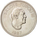 Tonga, King Taufa'ahau Tupou IV, Pa'anga, 1967, AU(55-58), Copper-nickel, KM:11