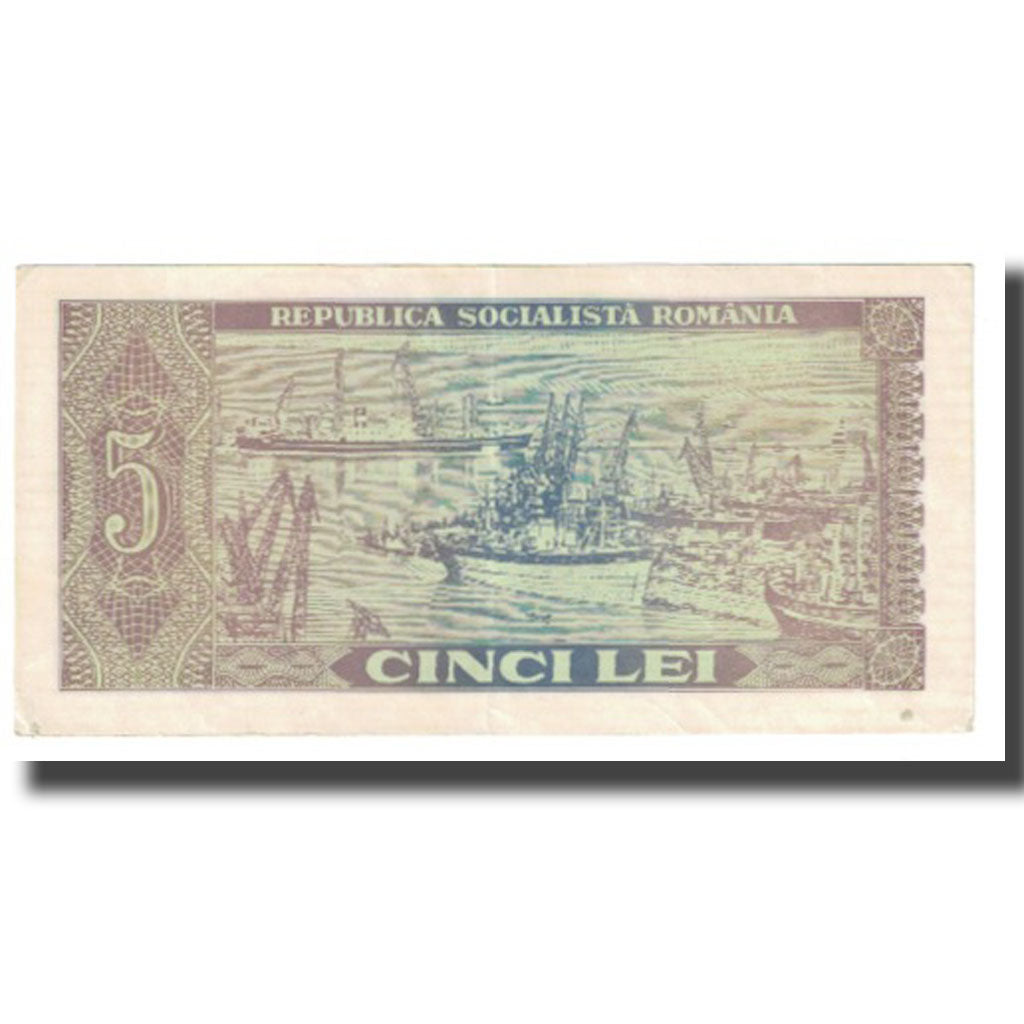 Banknote, Romania, 5 Lei, 1966, KM:93a, EF(40-45)