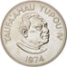 Tonga, King Taufa'ahau Tupou IV, Pa'anga, 1974, AU(55-58), Copper-nickel, KM:33