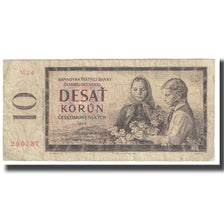 Banknote, Czechoslovakia, 10 Korun, 1960, KM:88a, VF(20-25)
