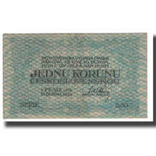 Banknote, Czechoslovakia, 1 Koruna, 1919, 1919-04-15, KM:6a, EF(40-45)