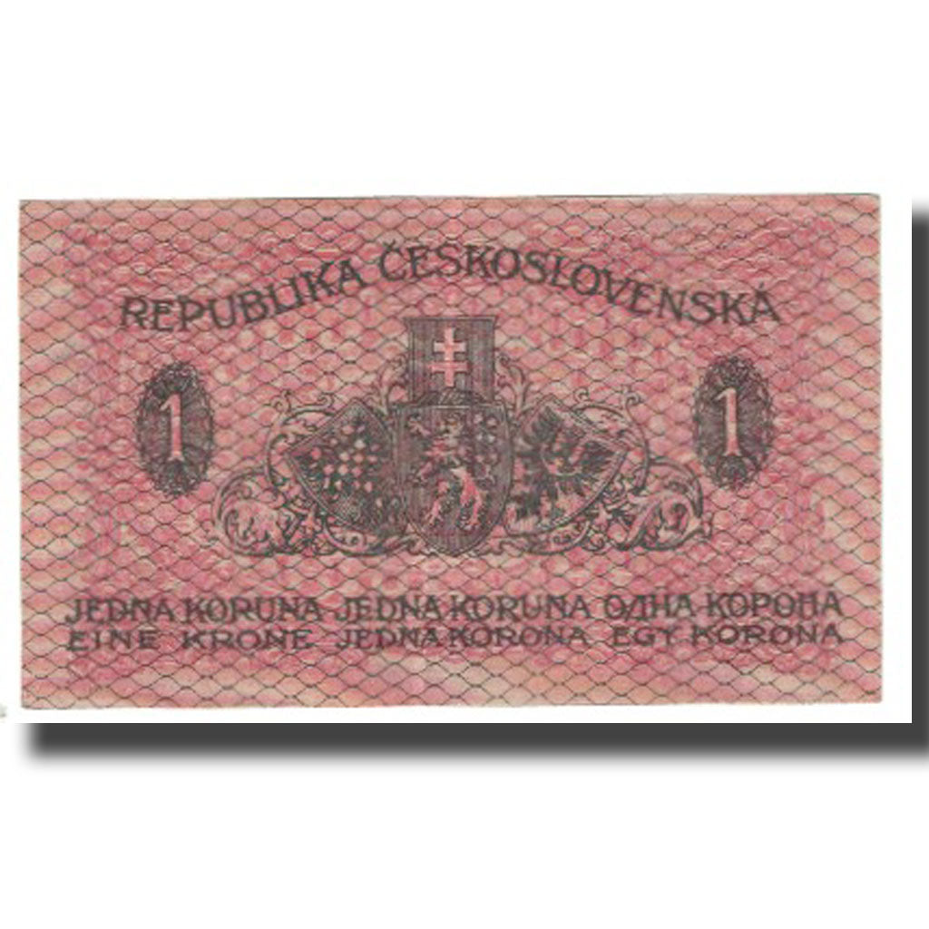 Banknote, Czechoslovakia, 1 Koruna, 1919, 1919-04-15, KM:6a, EF(40-45)