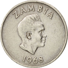 Zambia, 5 Ngwee, 1968, British Royal Mint, BB, Rame-nichel, KM:11