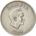 Zambia, 5 Ngwee, 1968, British Royal Mint, BB, Rame-nichel, KM:11