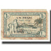 Banknote, Tunisia, 1 Franc, KM:55, F(12-15)