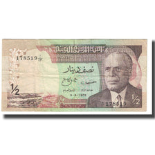 Banconote, Tunisia, 1/2 Dinar, 1972, 1972-08-03, KM:66a, BB