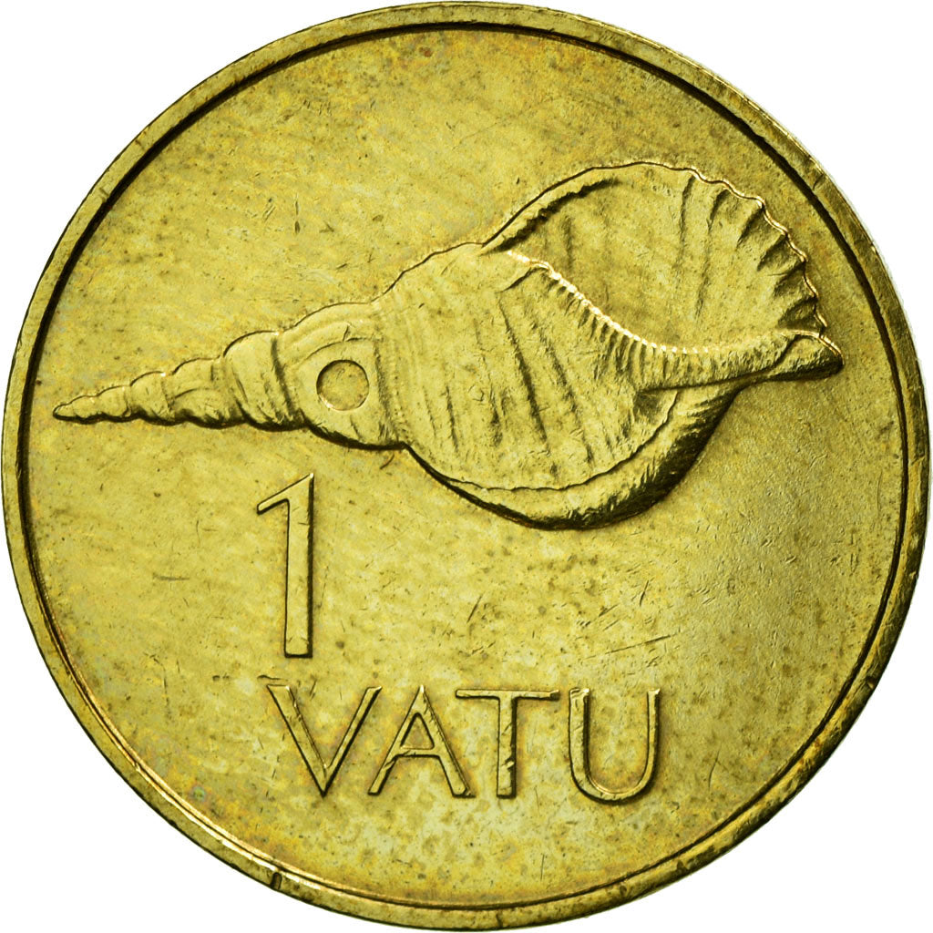 Coin, Vanuatu, Vatu, 1990, British Royal Mint, AU(50-53), Nickel-brass, KM:3