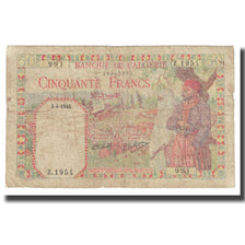 Banknote, Algeria, 50 Francs, 1945, 1945-04-03, KM:87, F(12-15)