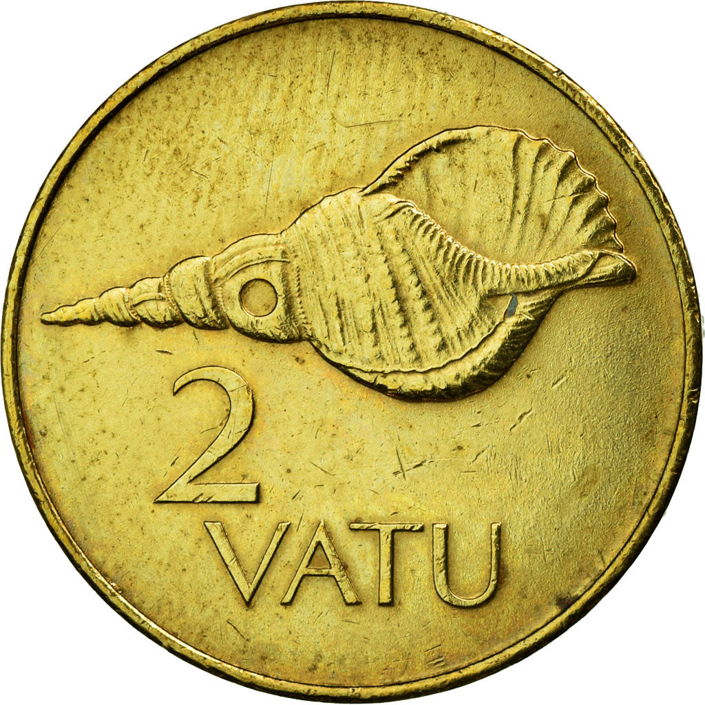 Coin, Vanuatu, 2 Vatu, 1983, British Royal Mint, AU(50-53), Nickel-brass, KM:4