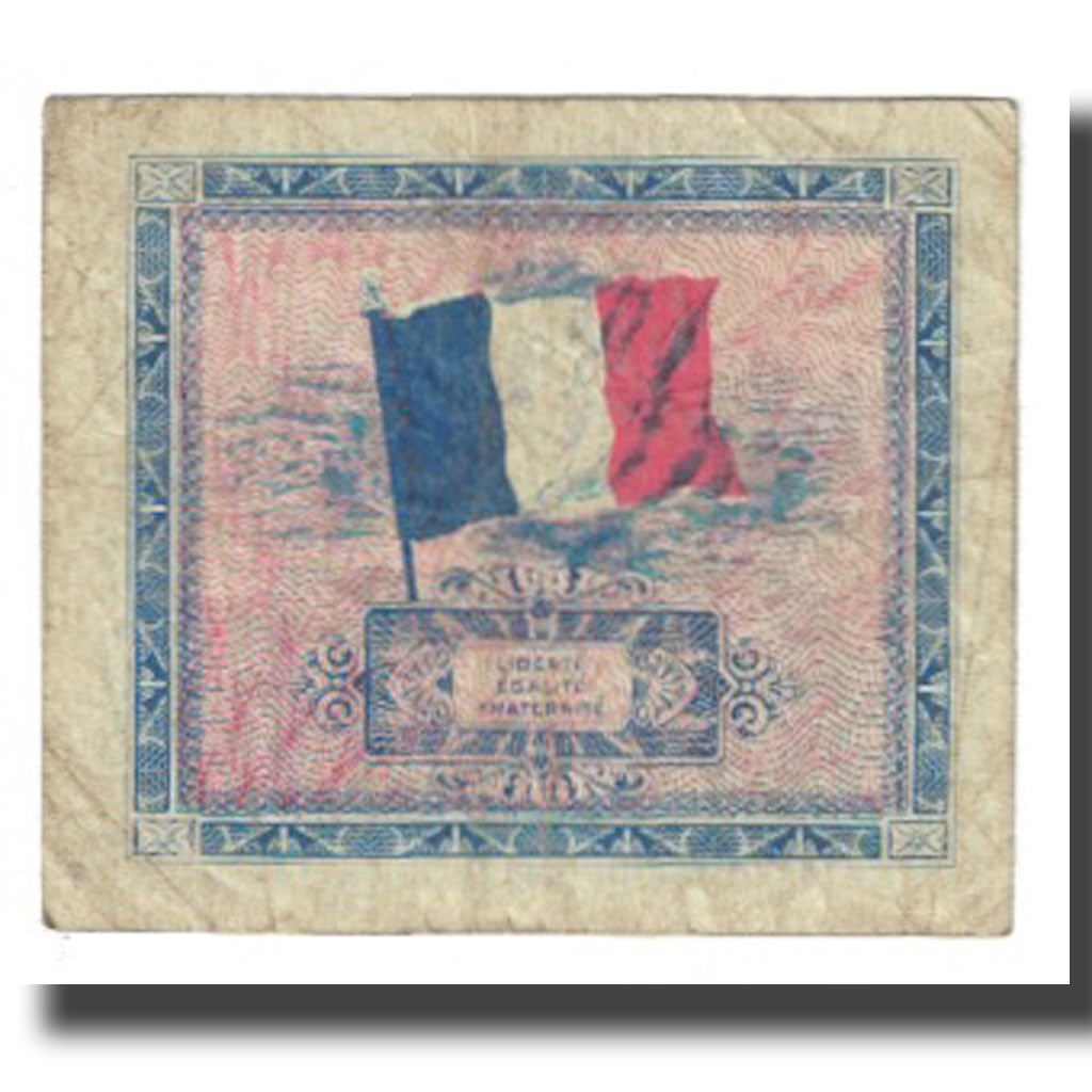 France, 5 Francs, Flag/France, 1944, SERIE DE 1944, VF(20-25), Fayette:VF17.1