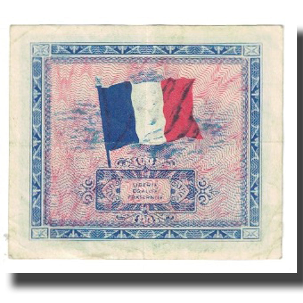 France, 5 Francs, Flag/France, 1944, SERIE DE 1944, EF(40-45), Fayette:VF17.1