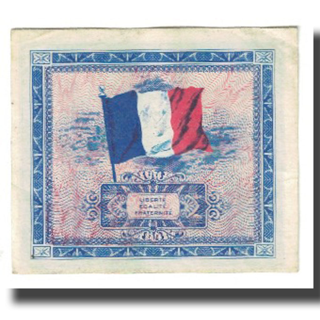 France, 5 Francs, Flag/France, 1944, SERIE DE 1944, EF(40-45), Fayette:VF17.1