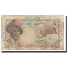 Martinique, 50 Francs, Undated (1947-49), VF(20-25), KM:30a
