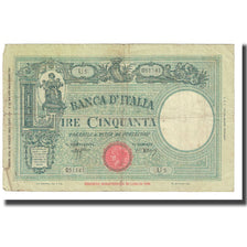 Banknote, Italy, 50 Lire, 1896, KM:64, VF(20-25)